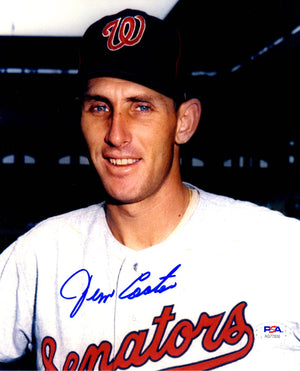 Jim Coates autographed signed 8x10 photo MLB Washington Senators PSA COA - JAG Sports Marketing
