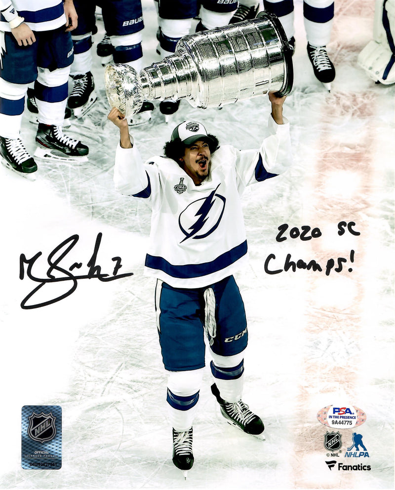 Mathieu Joseph autographed signed inscribed 8x10 photo Tampa Bay Lightning PSA - JAG Sports Marketing