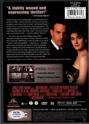 Sean Young autographed DVD cover No Way Out PSA ITP Kevin Costner Susan - JAG Sports Marketing