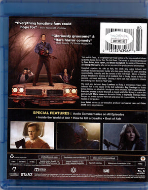 Dana DeLorenzo autographed inscribed BlueRay DVD cover Ash vs Evil Dead JSA COA - JAG Sports Marketing