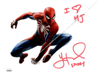 Yuri Lowenthal autographed inscribed 8x10 photo Spider-Man JSA COA Peter Parker