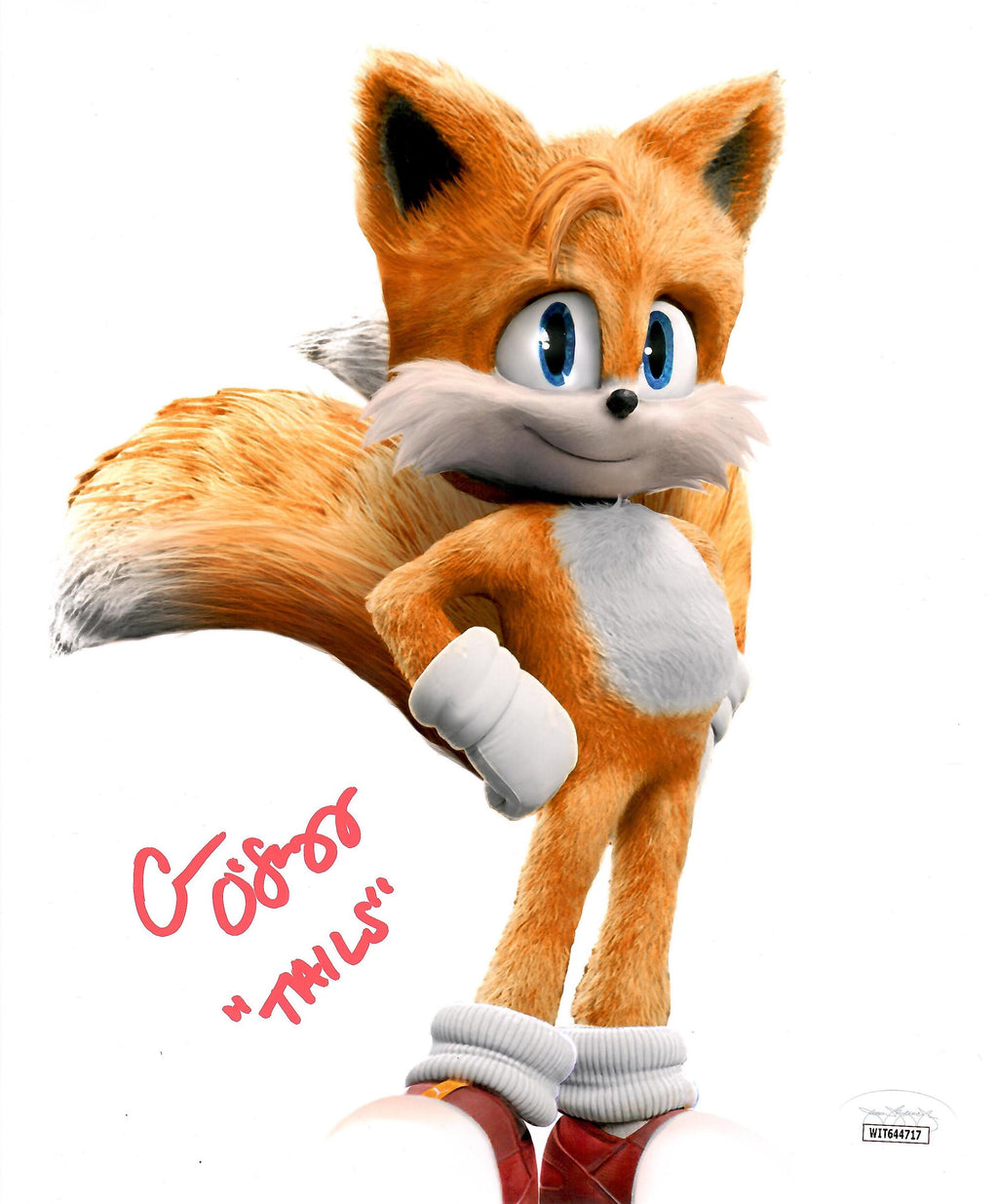 Colleen Oshaughnessy autograph 8x10 Photo inscribed "Tails"  JSA COA Sonic The Hedgehog