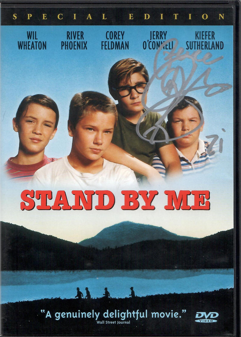 Corey Feldman autograph signed inscribed DVD cover Stand By Me JSA Witness