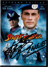 Andrew Bryniarski autographed signed inscribed DVD cover Street Fighter JSA COA
