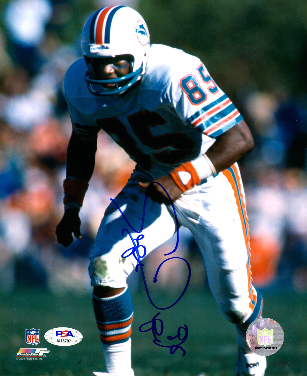 Mark Duper autographed signed 8x10 photo NFL Miami Dolphins PSA COA - JAG Sports Marketing