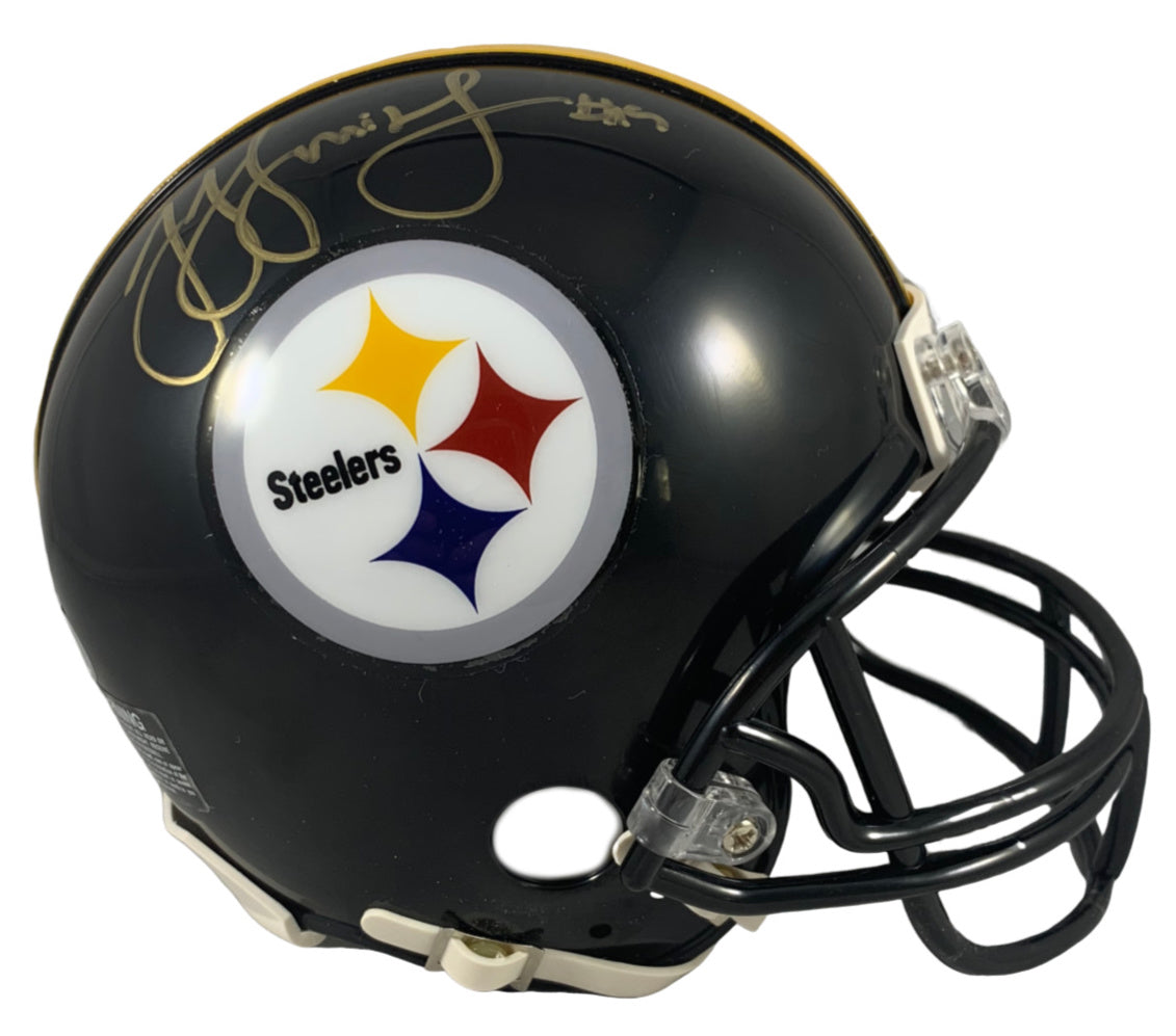 ebay mini signed football helmets Juju Smith Schuster autographed signed Mini Helmet Pittsburgh Steelers – JAG Sports Marketing