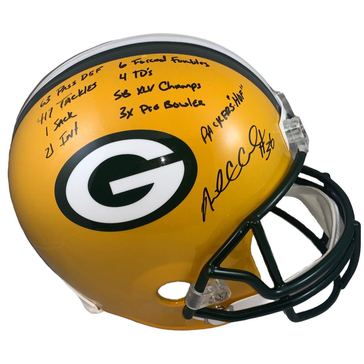 Nick Collins autographed signed inscribed Full Size Helmet Green Bay P – JAG Sports Marketing Nick Collins autographed signed inscribed Full Size Helmet Green Bay P – JAG Sports Marketing