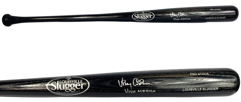 Vinny Castilla autographed signed inscribed bat MLB Colorado Rockies PSA COA