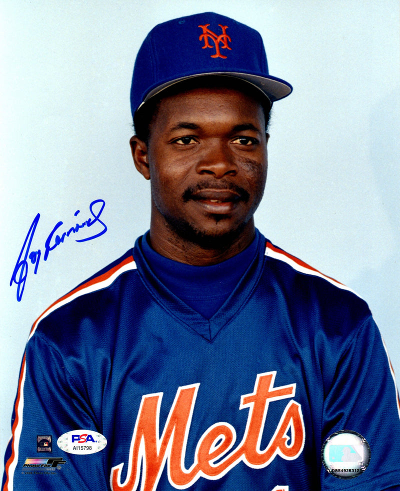 Tony Fernandez autographed signed 8x10 photo MLB New York Mets PSA COA - JAG Sports Marketing