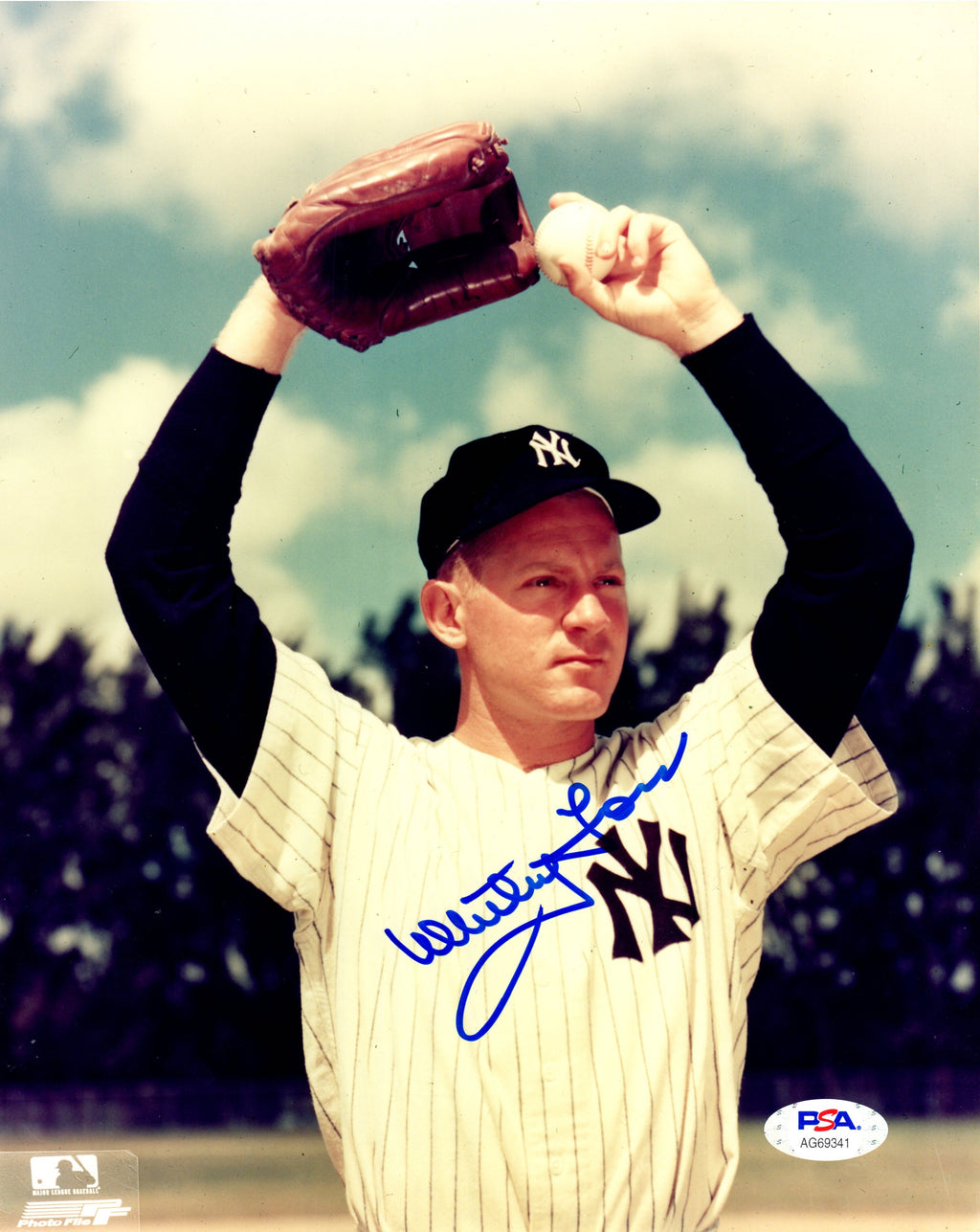 Whitey Ford autographed signed 8x10 photo MLB New York Yankees PSA COA WS Champ - JAG Sports Marketing