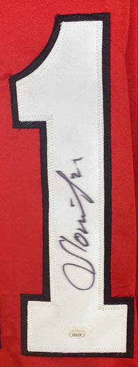 Andrei Loktionov signed jersey autographed NHL New Jersey Devils JSA COA