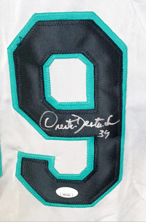 Orestes Destrade autographed signed jersey MLB Florida Marlins JSA COA