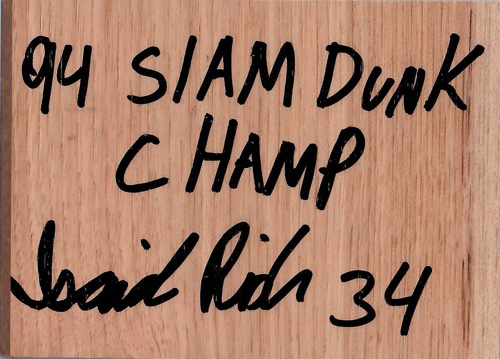 Isaiah Rider autographed signed inscribed floorboard Minnesota Timberwolves PSA COA - JAG Sports Marketing