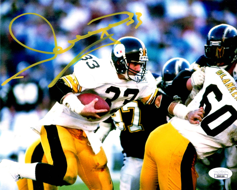 Merrill Hoge autographed signed 8x10 photo NFL Pittsburgh Steelers JSA COA - JAG Sports Marketing