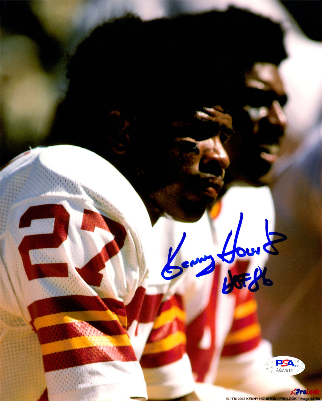 Kenny Houston autographed signed inscribed 8x10 photo Washington Redskins PSA - JAG Sports Marketing