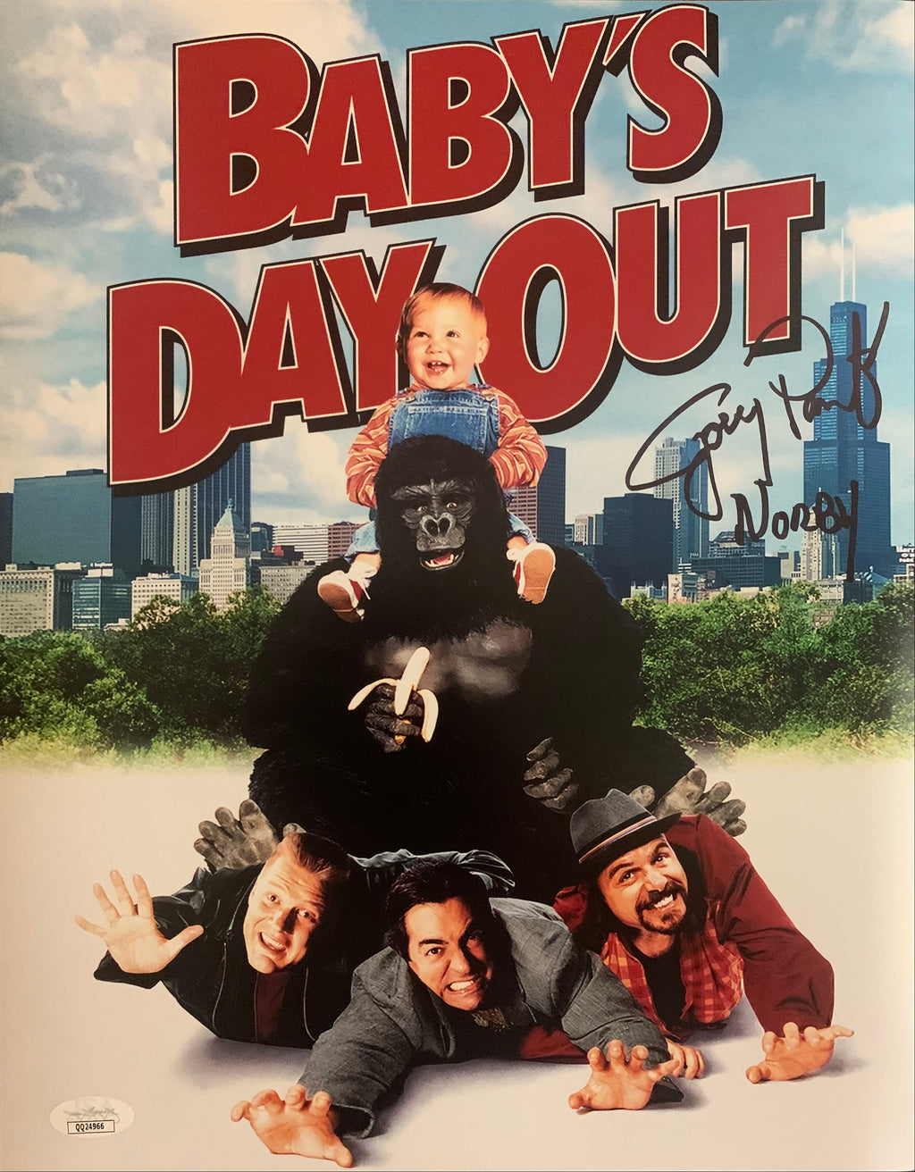 Joe Pantoliano autographed inscribed 11x14 photo Baby's Day Out JSA COA Norby - JAG Sports Marketing