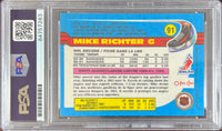 Mike Richter auto card 1991 O-Pee-Chee #91 PSA Encapsulated New York Rangers