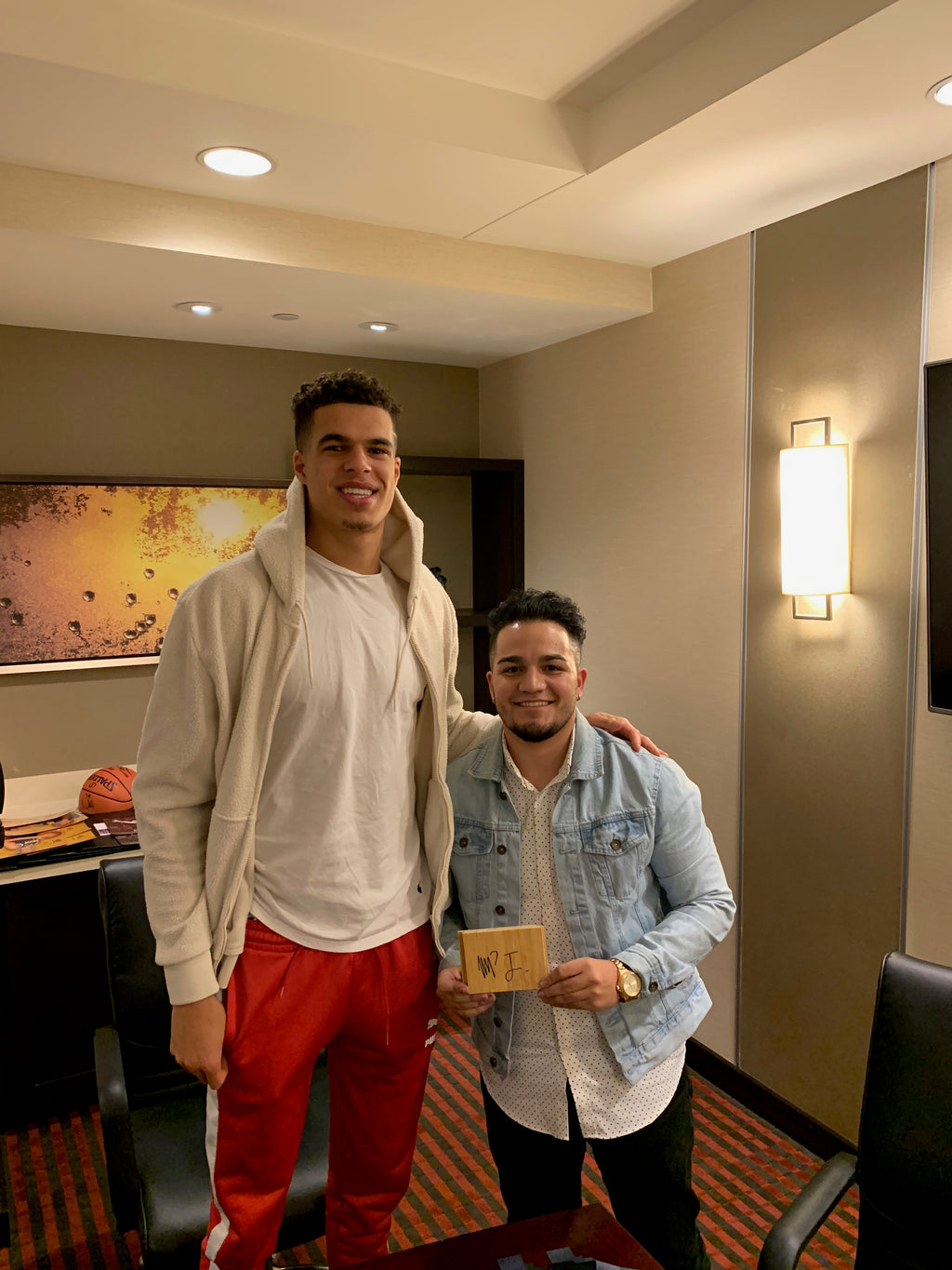 Michael Porter Jr. autographed signed floorboard NBA Denver Nuggets PSA COA - JAG Sports Marketing