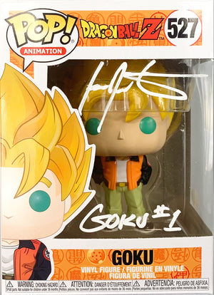 Ian James Corlett autographed inscribed Goku Funko Pop #527 JSA Dragon Ball Z