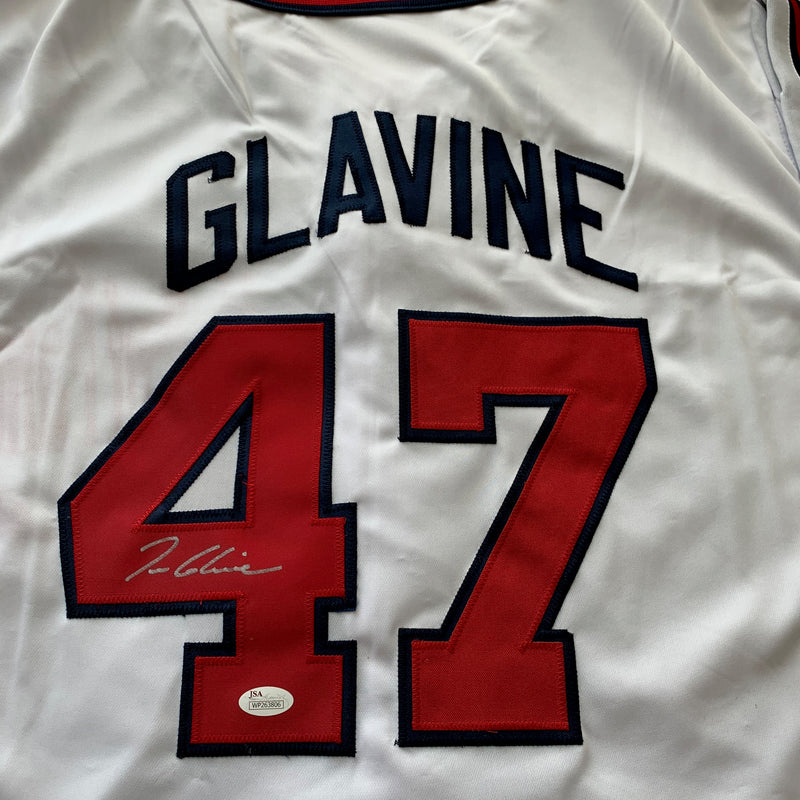 Tom Glavine autographed jersey MLB Atlanta Braves JSA COA CY Young WS MVP - JAG Sports Marketing