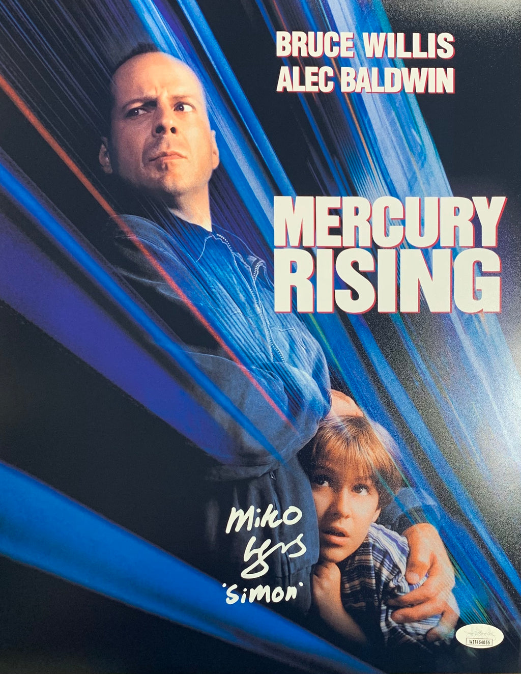 Miko Hughes autographed signed inscribed 11x14 photo Mercury Rising JSA Simon