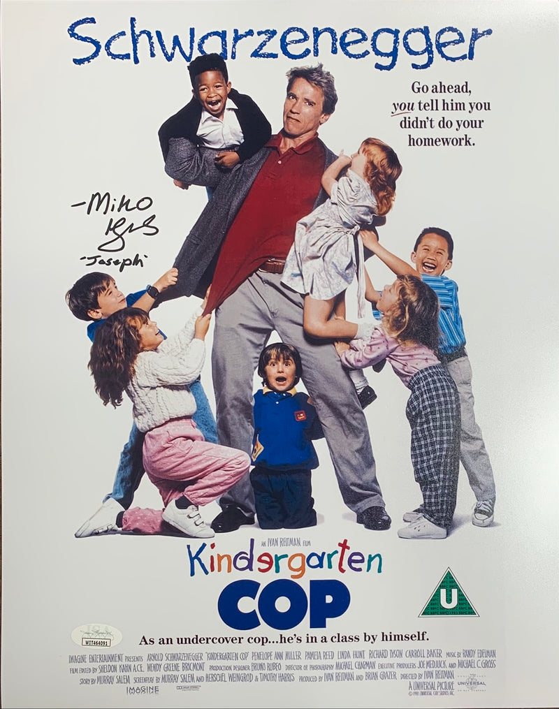 Miko Hughes autographed signed inscribed 11x14 photo Kindergarten Cop JSA