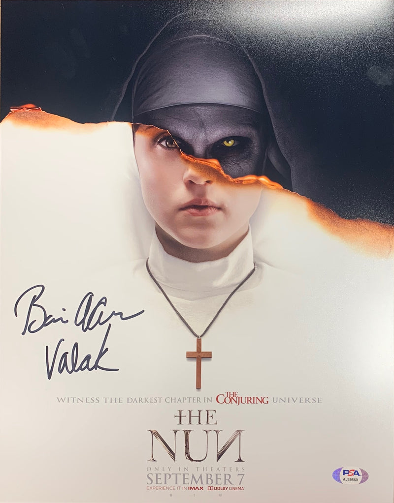 Bonnie Aarons autograph inscribed 11x14 Photo The Nun PSA Valak