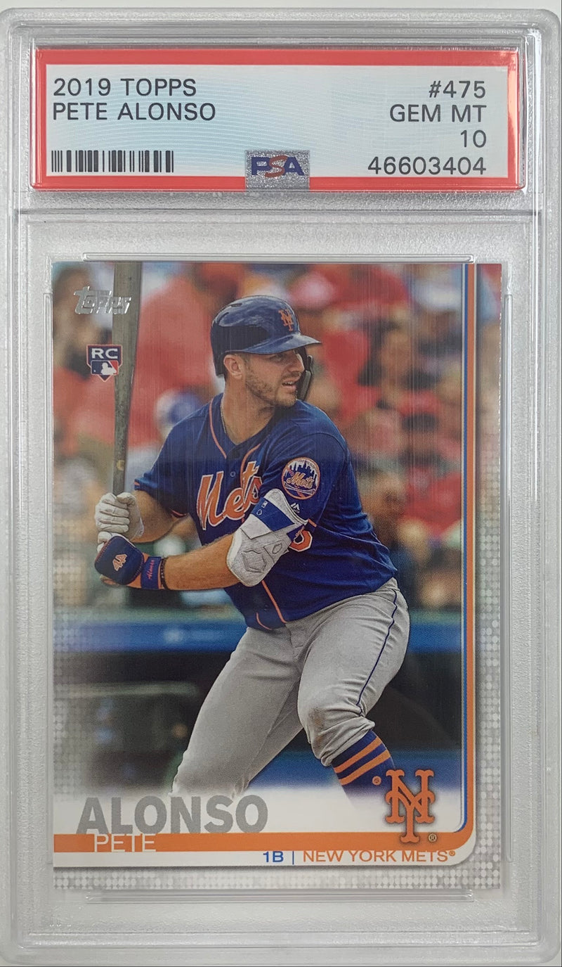 Peter Alonso 2019 Topps SERIES #475 RC New York Mets Rookie PSA 10 GEM MINT