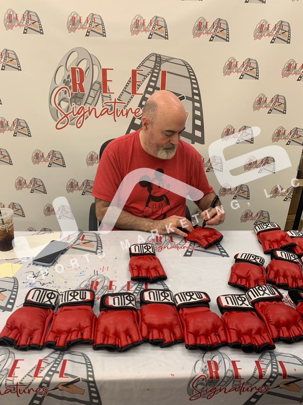 Kyle Hebert autographed signed inscribed Glove JSA COA Street Fighter Ryu Gohan