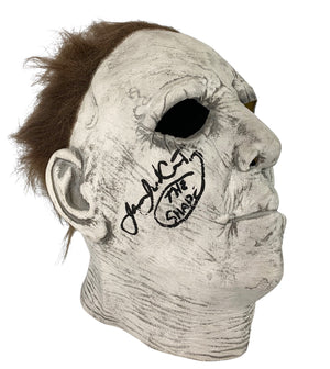 James Jude Courtney autographed signed inscribed Michael Myers mask JSA COA