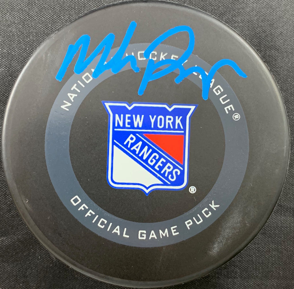 Mike Richter autographed signed authentic puck NHL New York Rangers PSA COA - JAG Sports Marketing
