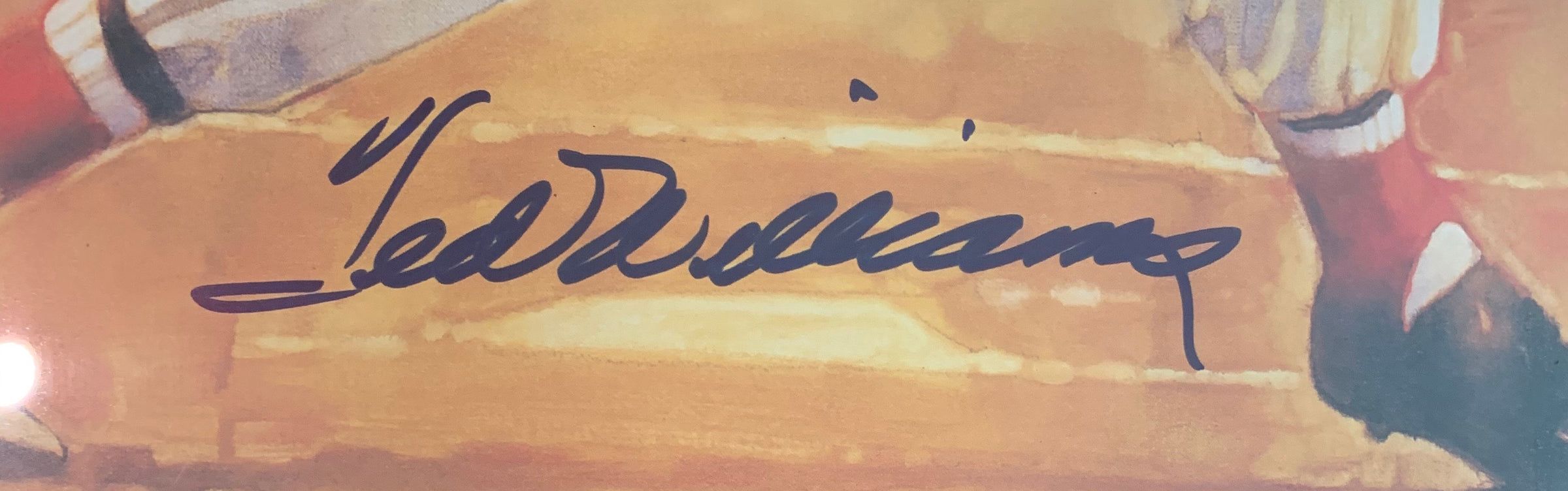 ted williams autographed jersey