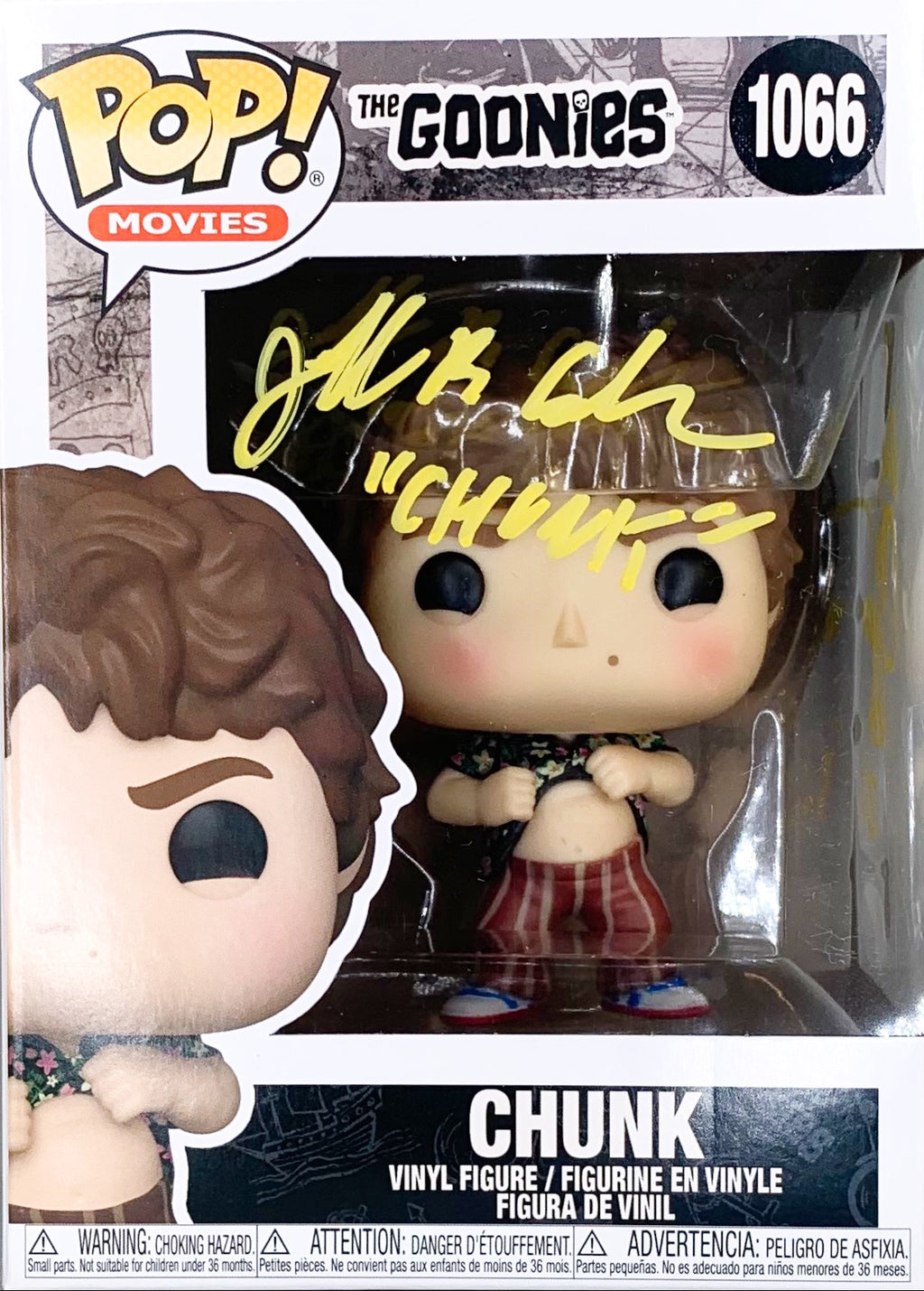 Corey Feldman Jeff Cohen signed inscribed Funko Pop The Goonies JSA Witness