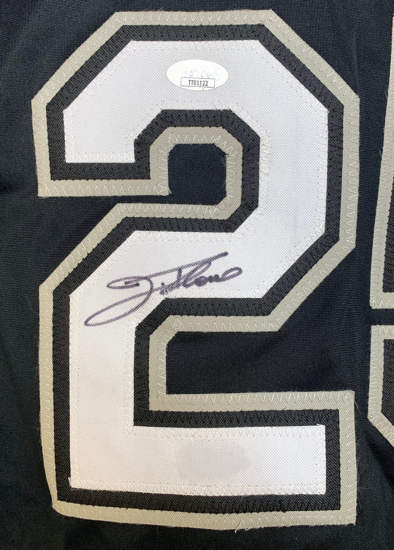 Jim Thome autographed signed jersey MLB Chicago White Sox JSA COA Indians