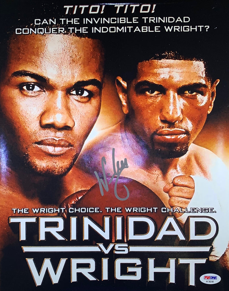 Winky Wright autographed signed 11x14 photo PSA COA Boxing Trinidad Mosley - JAG Sports Marketing