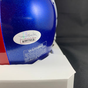 Golden Tate autographed signed Mini Helmet New York Giants JSA COA - JAG Sports Marketing