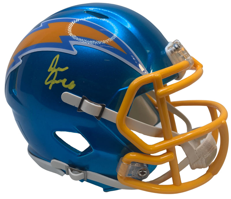 Asante Samuel Jr. autographed signed mini helmet NFL Los Angeles Chargers JSA