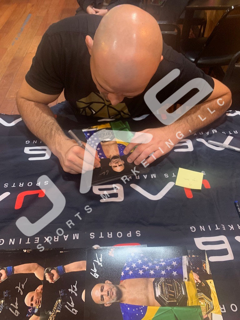 Glover Teixeira autographed signed 8x10 photo UFC JSA COA Jan Blachowicz