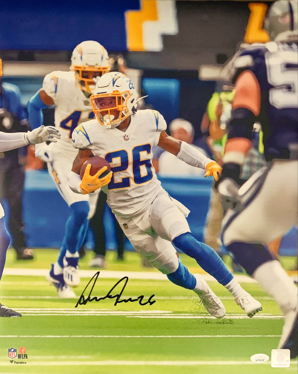 Asante Samuel Jr. autographed 16x20 photo NFL Los Angeles Chargers JSA