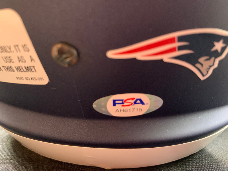 Stephon Gilmore autographed signed Full Size AMP Rep Helmet Patriots PSA COA - JAG Sports Marketing