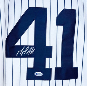 Miguel Andujar autographed signed authentic jersey MLB New York Yankees Beckett