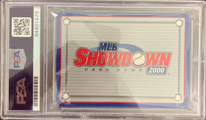 Vinny Castilla signed card 2000 Showdown #134 Tampa Bay Rays PSA Encapsulated