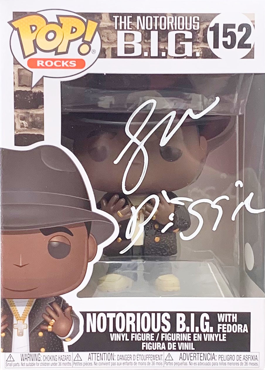 Jamal Woolard autographed signed inscribed Funko Pop #152 JSA Witness Biggie