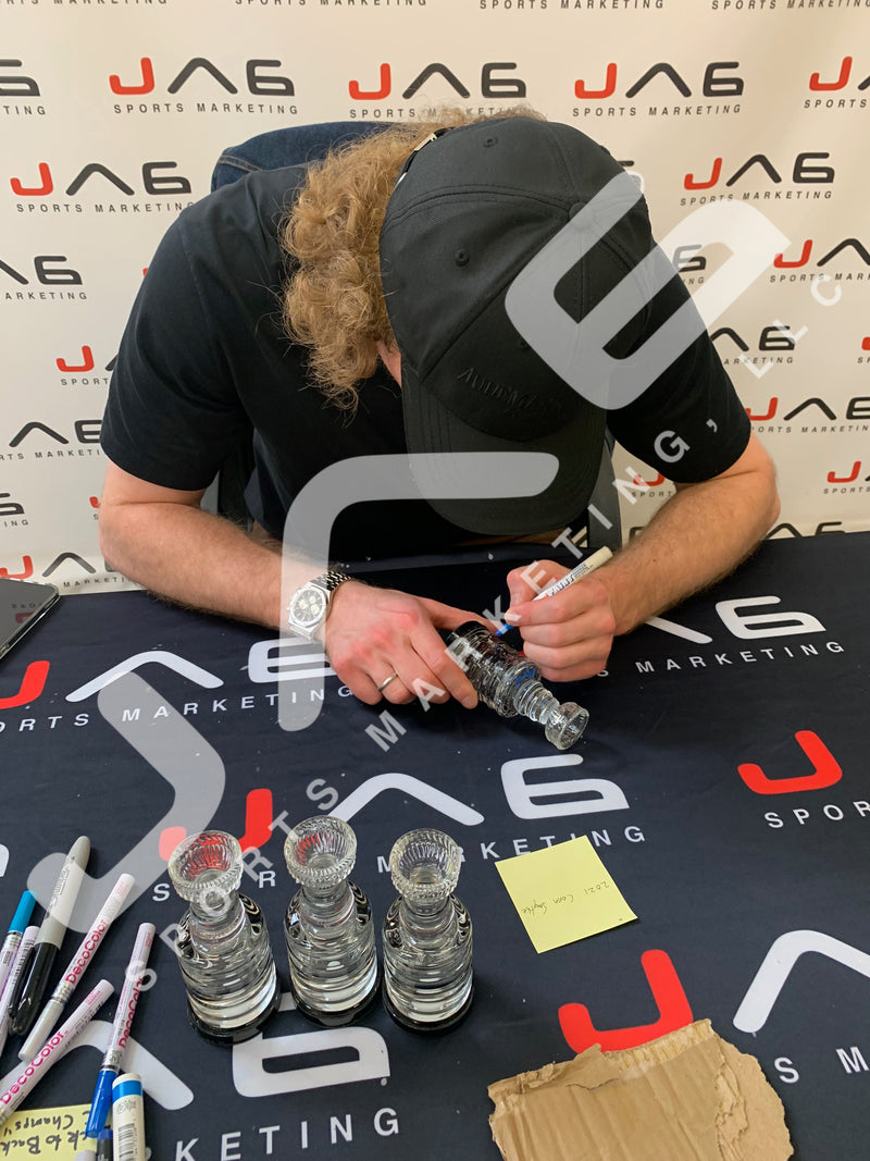 Andrei Vasilevskiy auto signed inscribed Stanley Cup Game Used Ice Lightning JSA