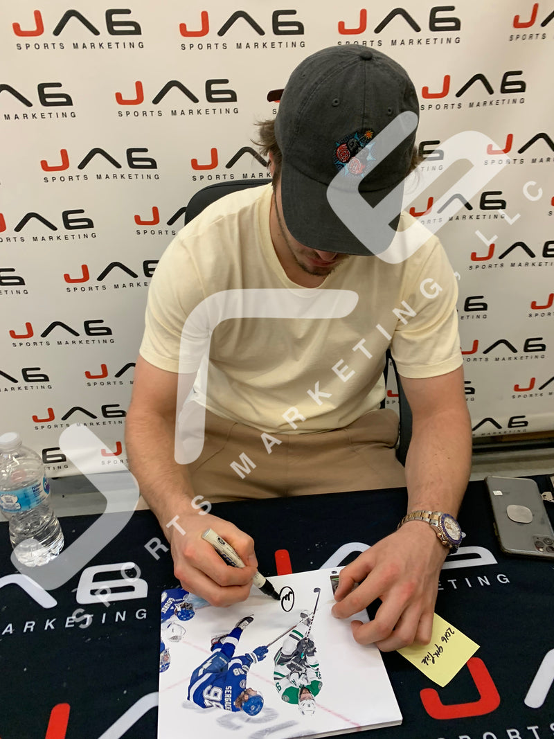 Mikhail Sergachev autographed signed 8x10 photo NHL Tampa Bay Lightning JSA COA