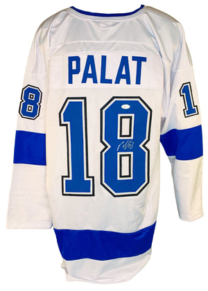 Ondrej Palat autographed signed jersey NHL Tampa Bay Lightning JSA COA