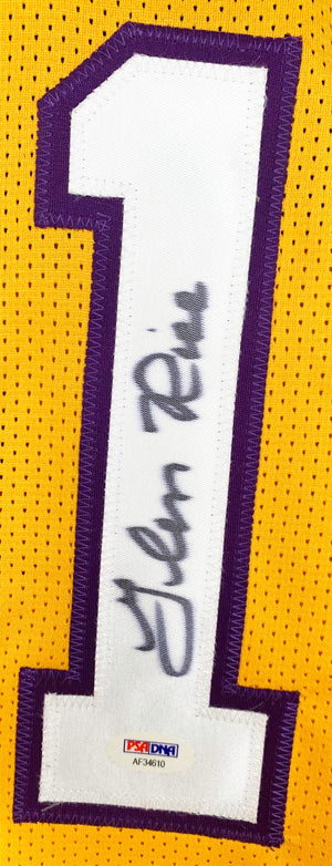 Glen Rice autographed signed jersey NBA Los Angeles Lakers PSA COA G-Money