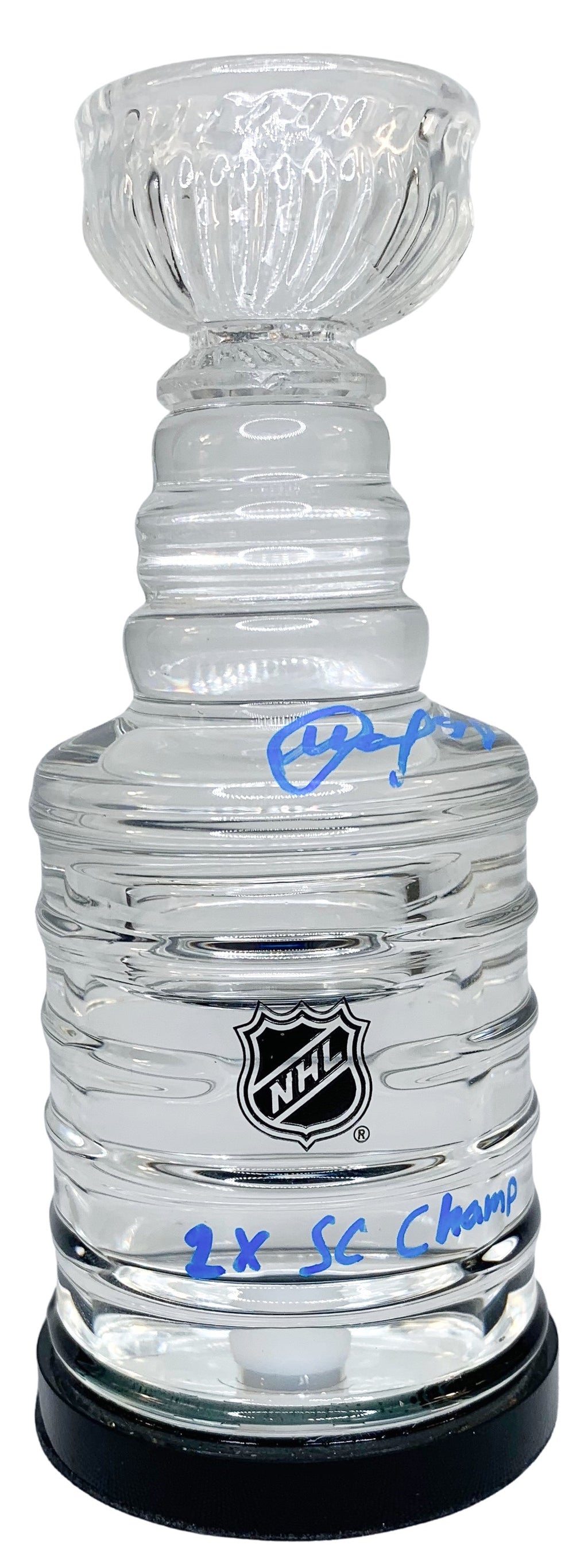 Mikhail Sergachev signed inscribed Stanley Cup Game Used Ice Lightning JSA COA