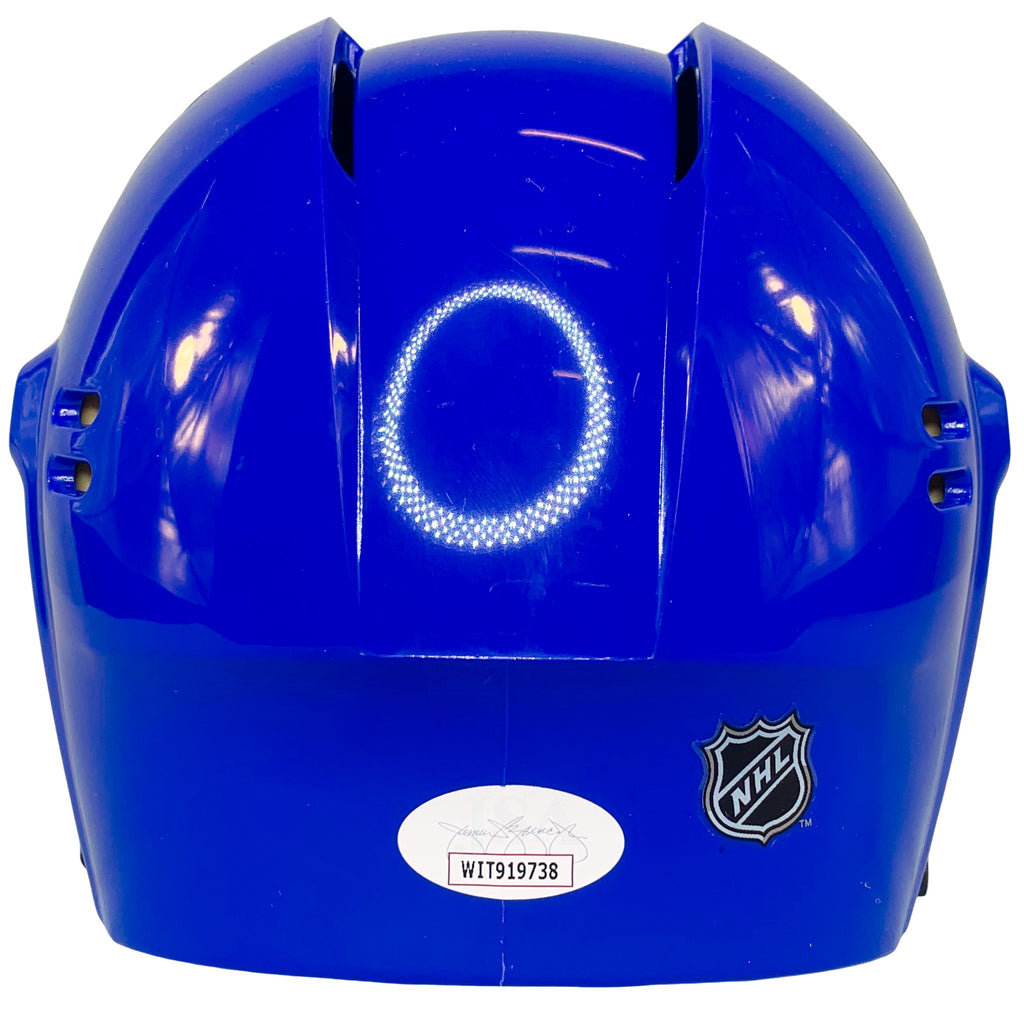 Mikhail Sergachev signed inscribed mini helmet NHL Tampa Bay Lightning JSA COA