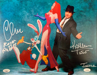 Kathleen Turner Charles Fleischer signed 11x14 photo Who Framed Roger Rabbit JSA